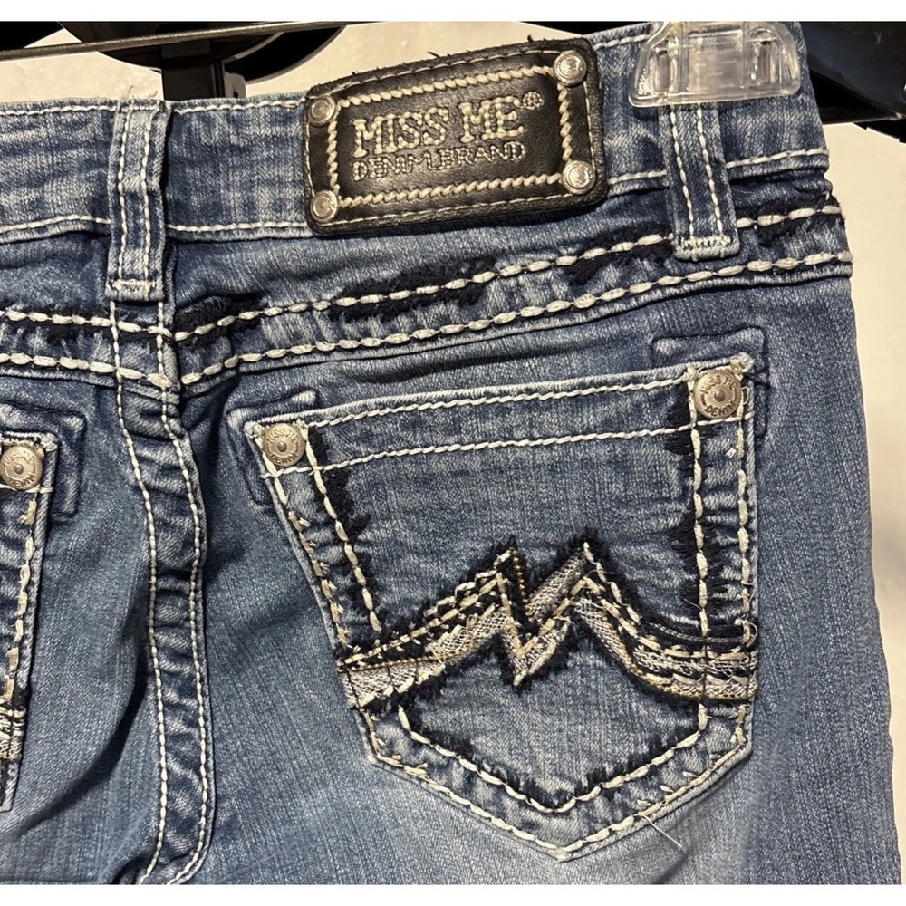 Miss Me jeans 27  boot jd1202b  Medium  Embroidered Rhinestone sequins y2k